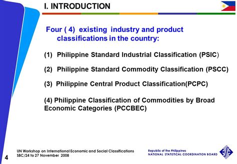 philippine standard commodity classification|Classification Systems.
